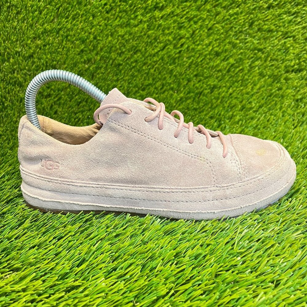 UGG Blake Womens Size 7 Pink Athletic Casual Walking Suede Shoes Sneakers